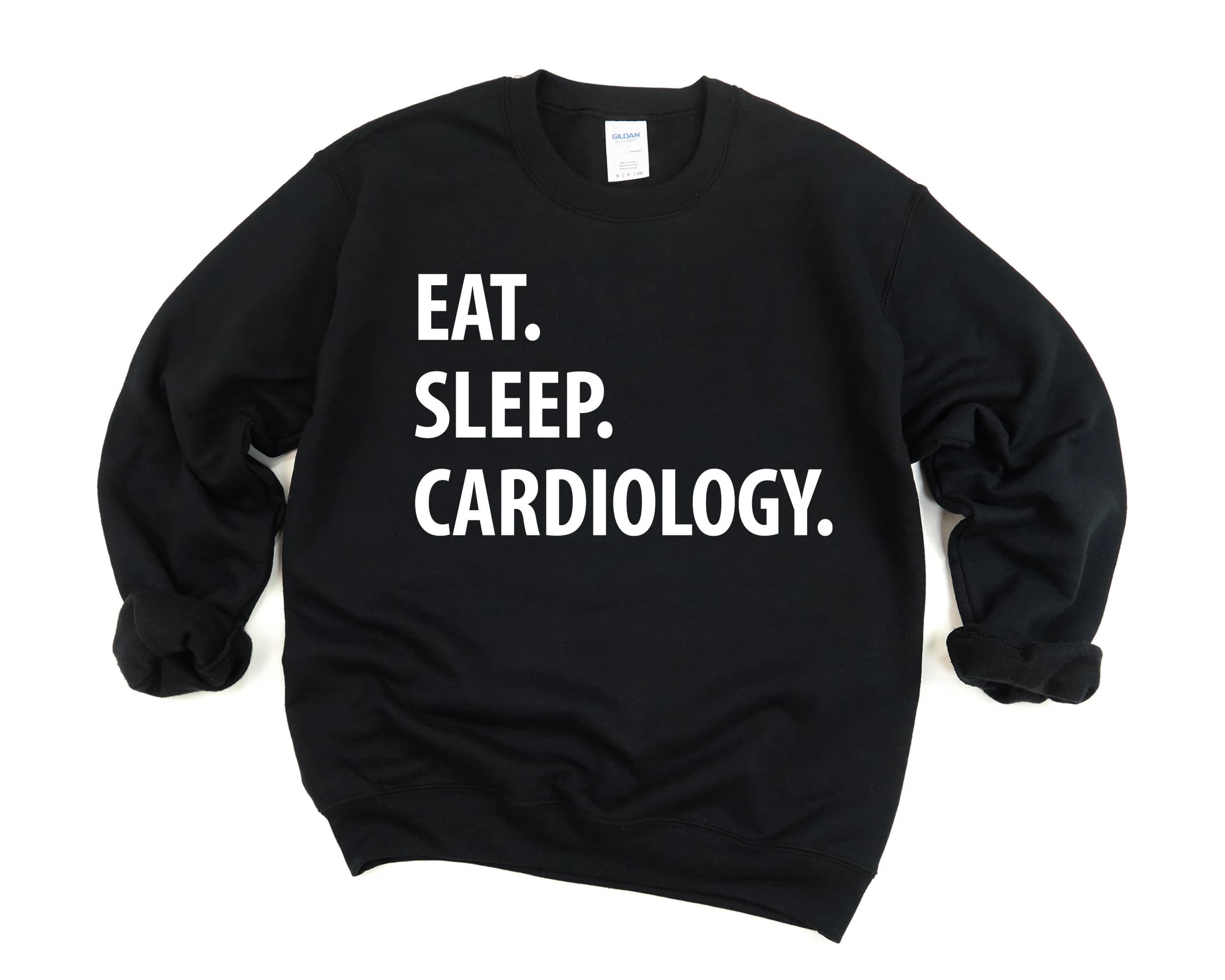Cardiology Sweater, Cardiologist Gift, Eat Sleep Cardiology Sweatshirt - 1262 - image 3