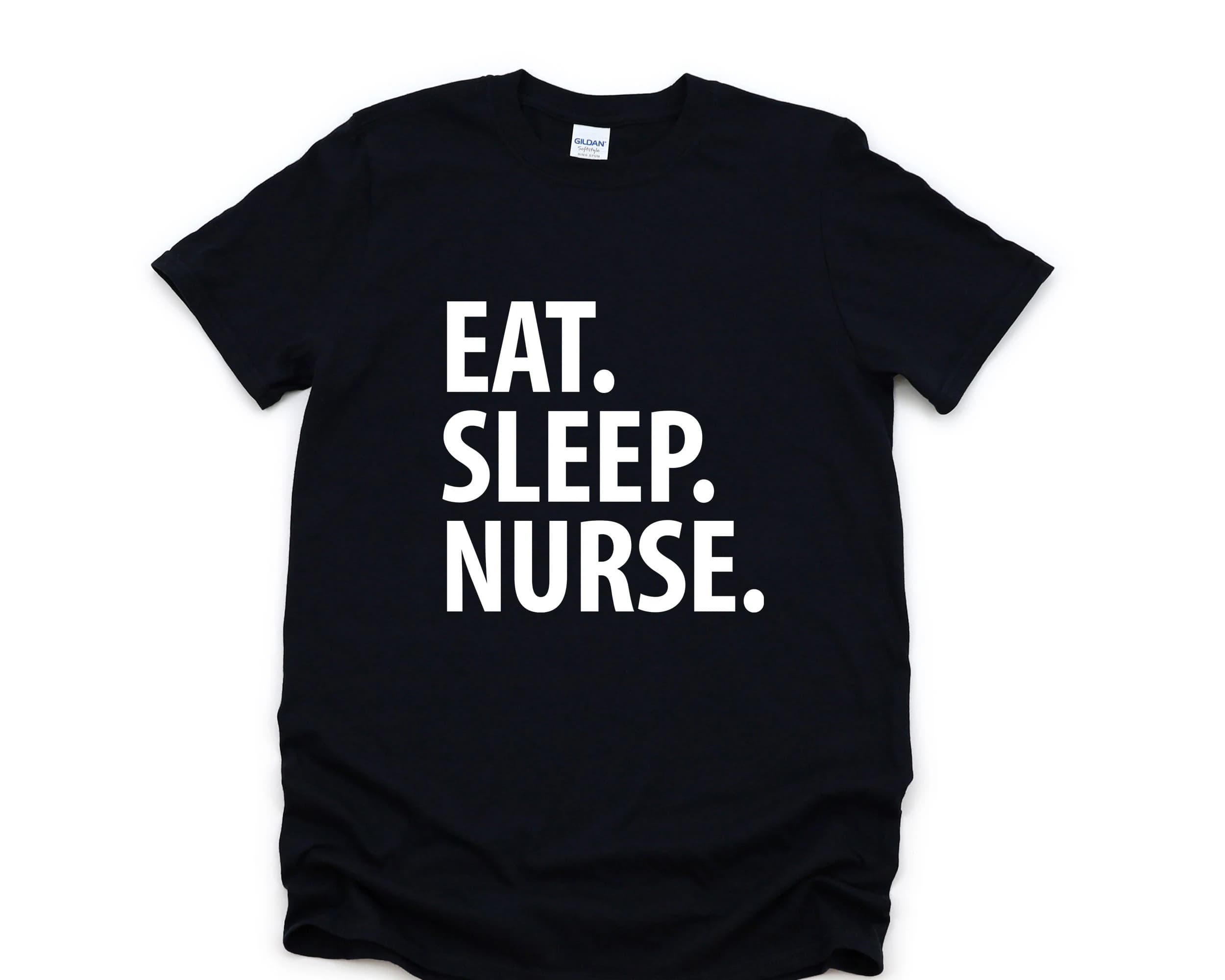 Eat Sleep Nurse T-Shirt: Soft Cotton Blend, Gift for Nurses 1443 - image 4
