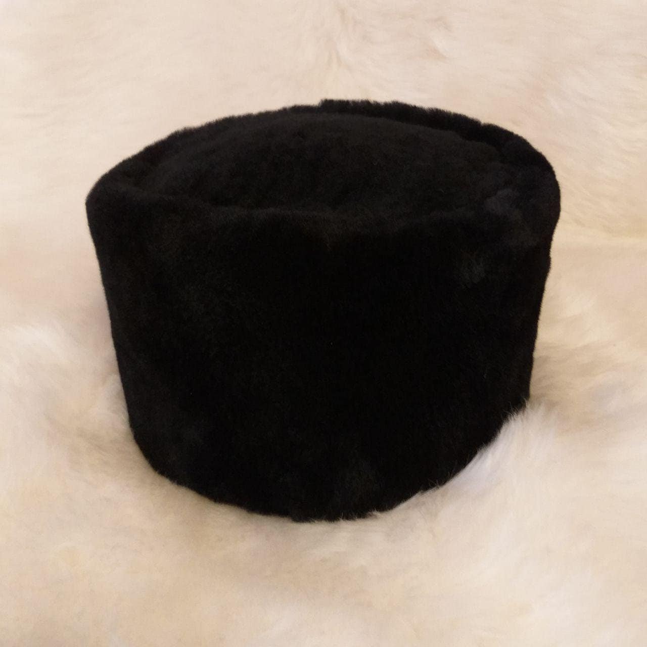 Handmade CAUCASUS FUR HAT / Classical Black Kalpak