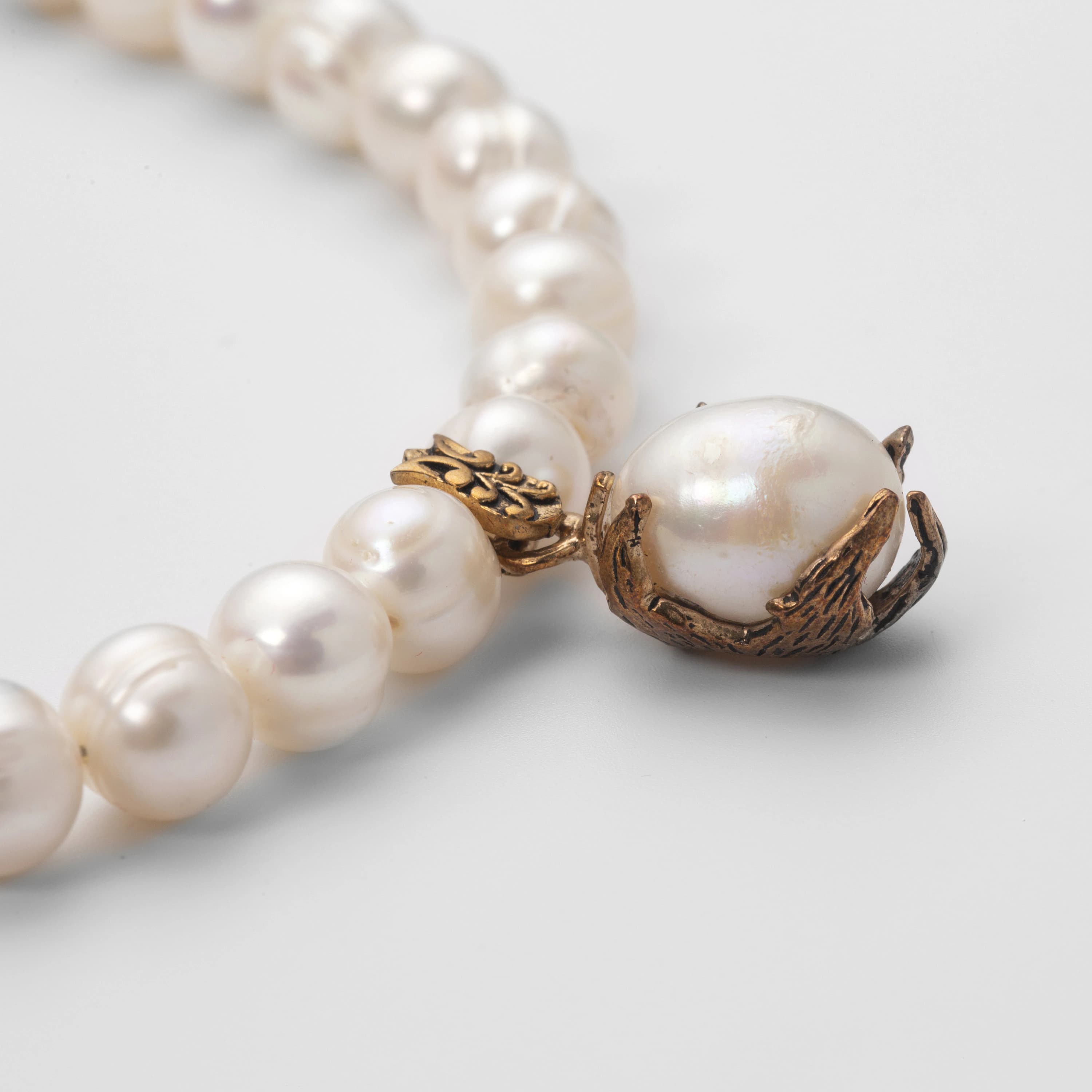 PEARL NECKLACE SET / Handmade - image 4