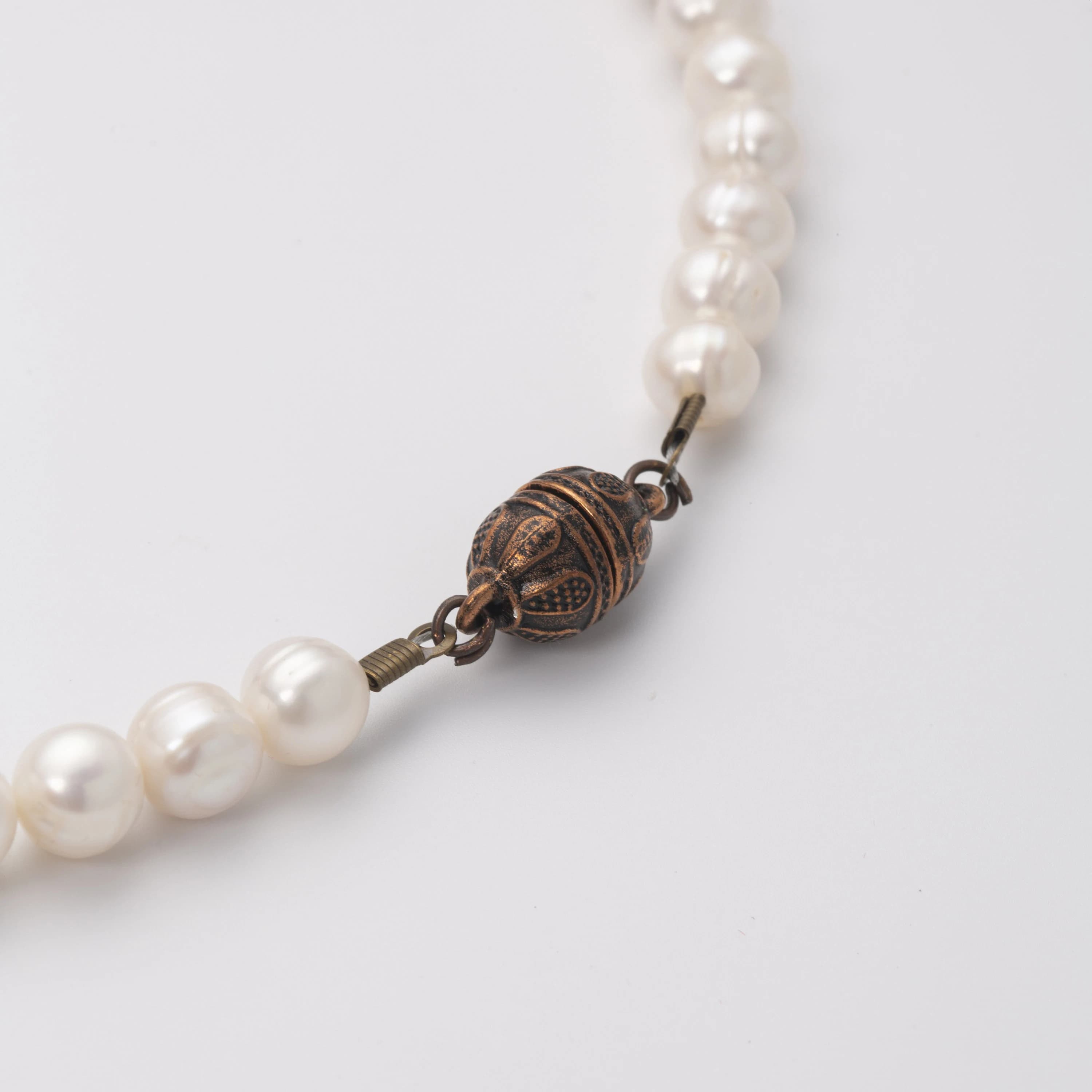 PEARL NECKLACE SET / Handmade - image 5