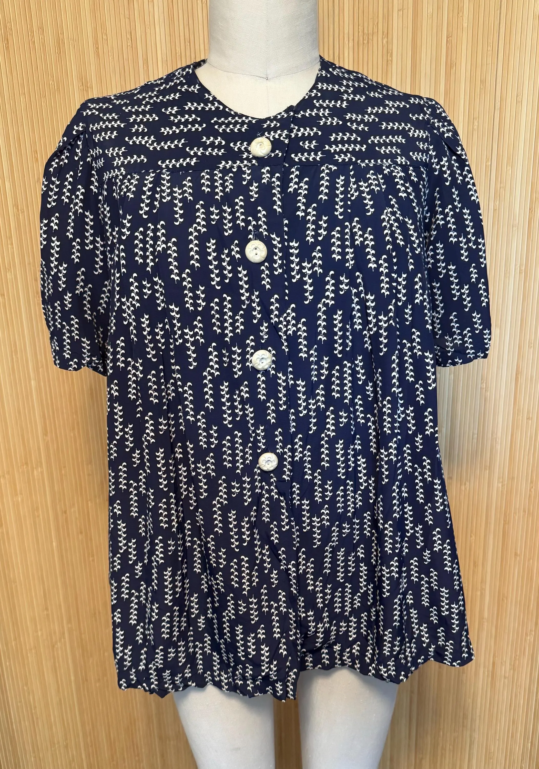 Vintage Maternity Blouse by Marian Sue Frocks