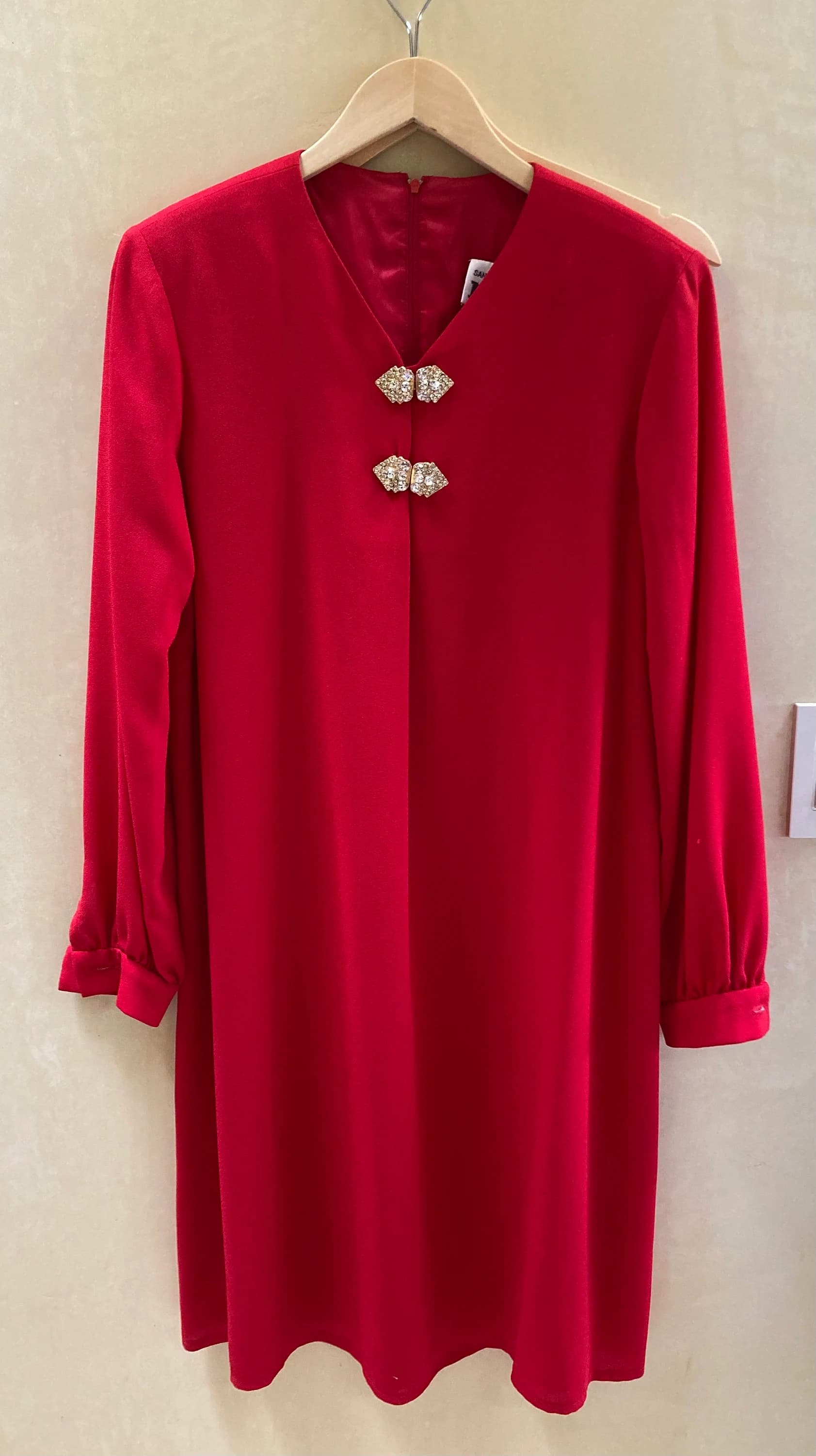 Sandra Ow-Wing for NR1 Stunning Red Statement Dress