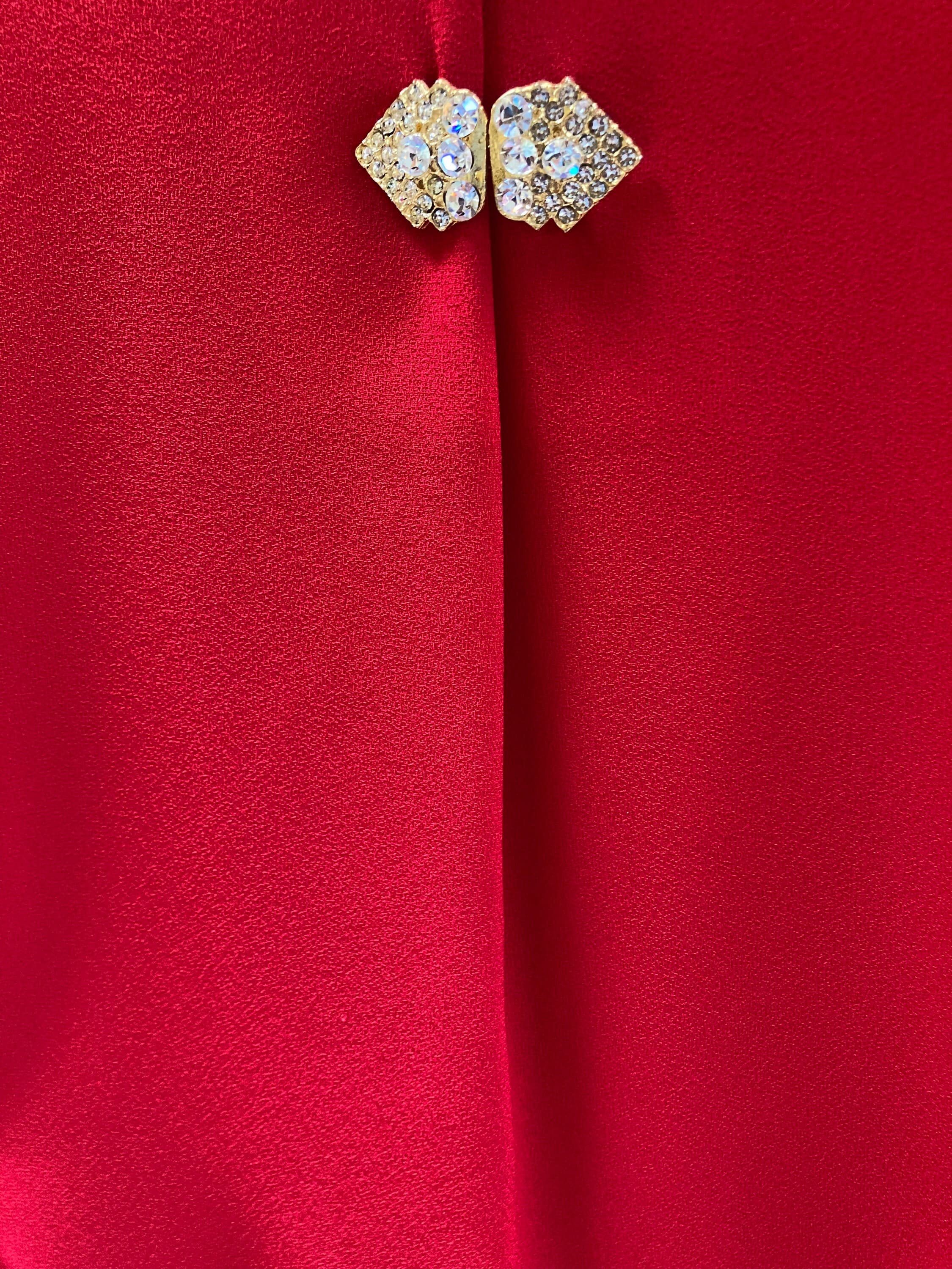 Sandra Ow-Wing for NR1 Stunning Red Statement Dress - image 5