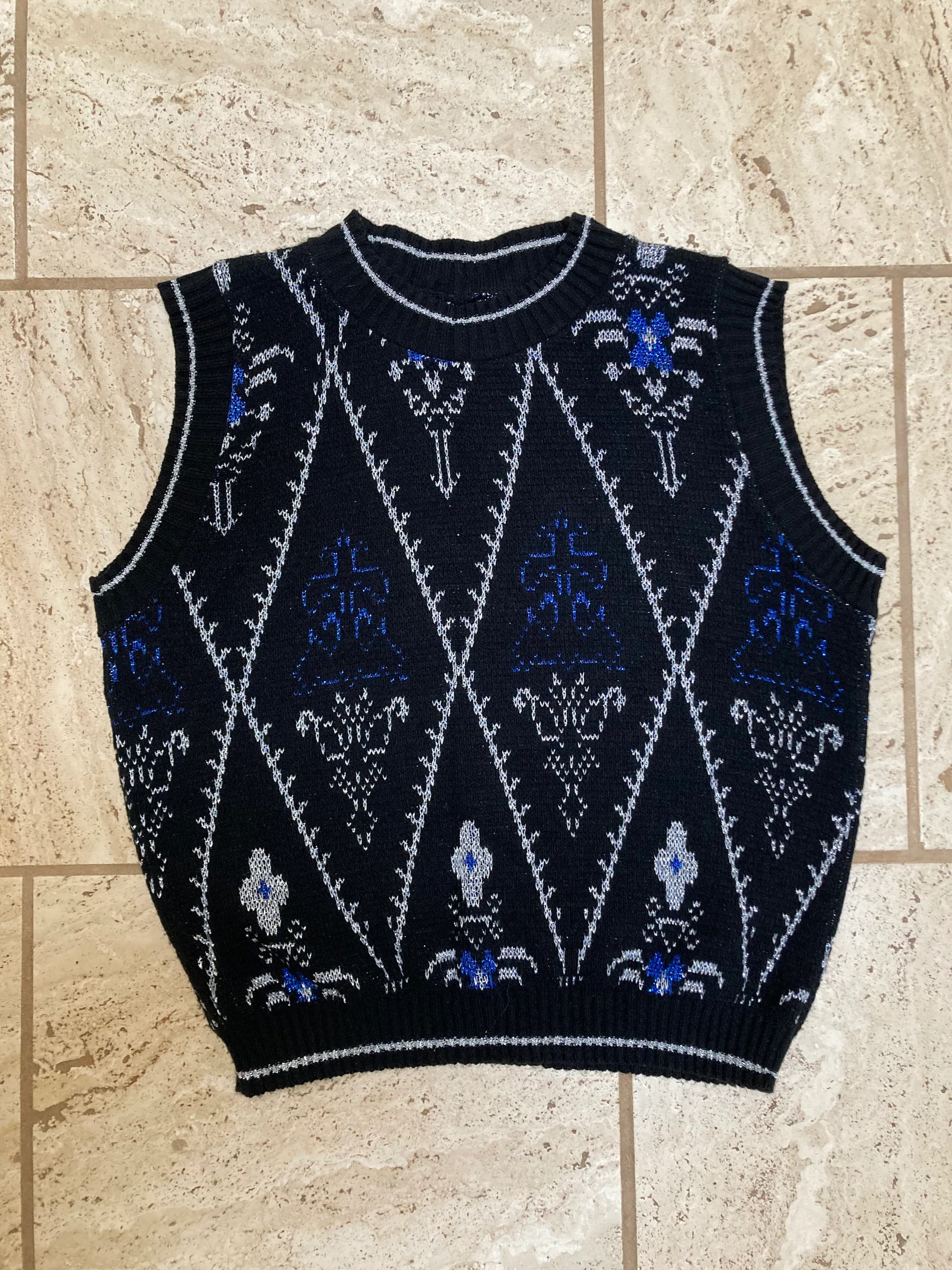 Jonathan Cass Metallic Swetaer Vest