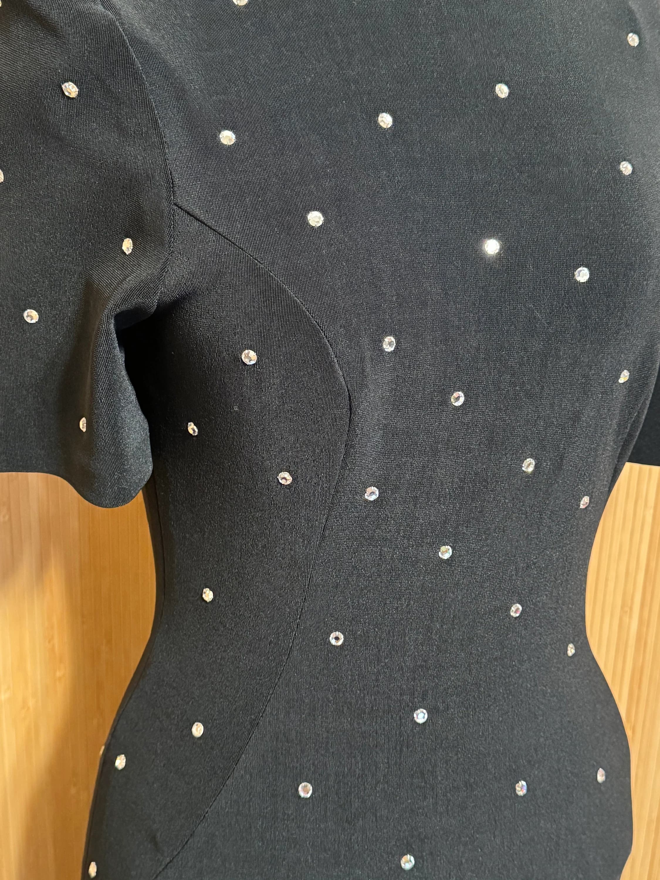 1980/1990s After Dark Scoop Back  Cocktail Dress - image 4