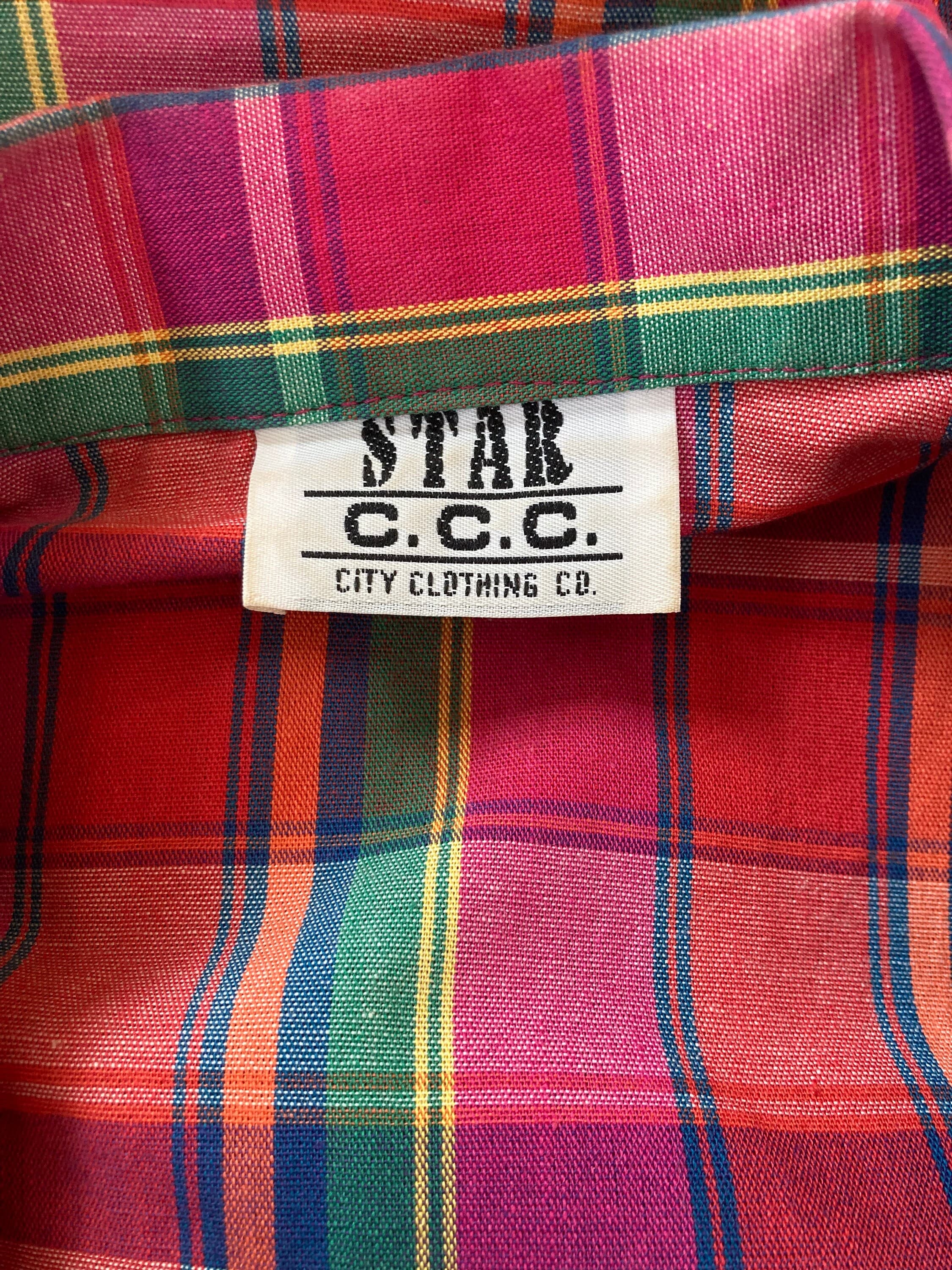 Star City Clothing Company Oversized Pink Plaid Blazer - image 4