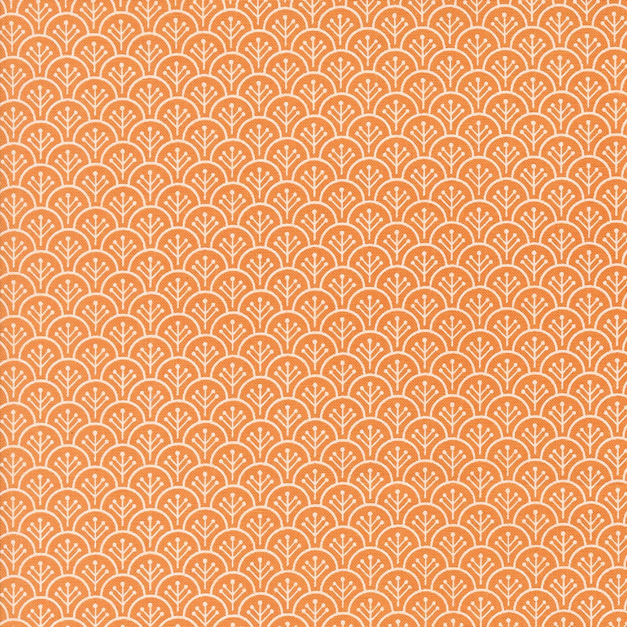 Moda Agatha Road by Fig Tree & Co - Scallops Blender Print on Pumpkin (Item # 35415 12) - yardage - image 3