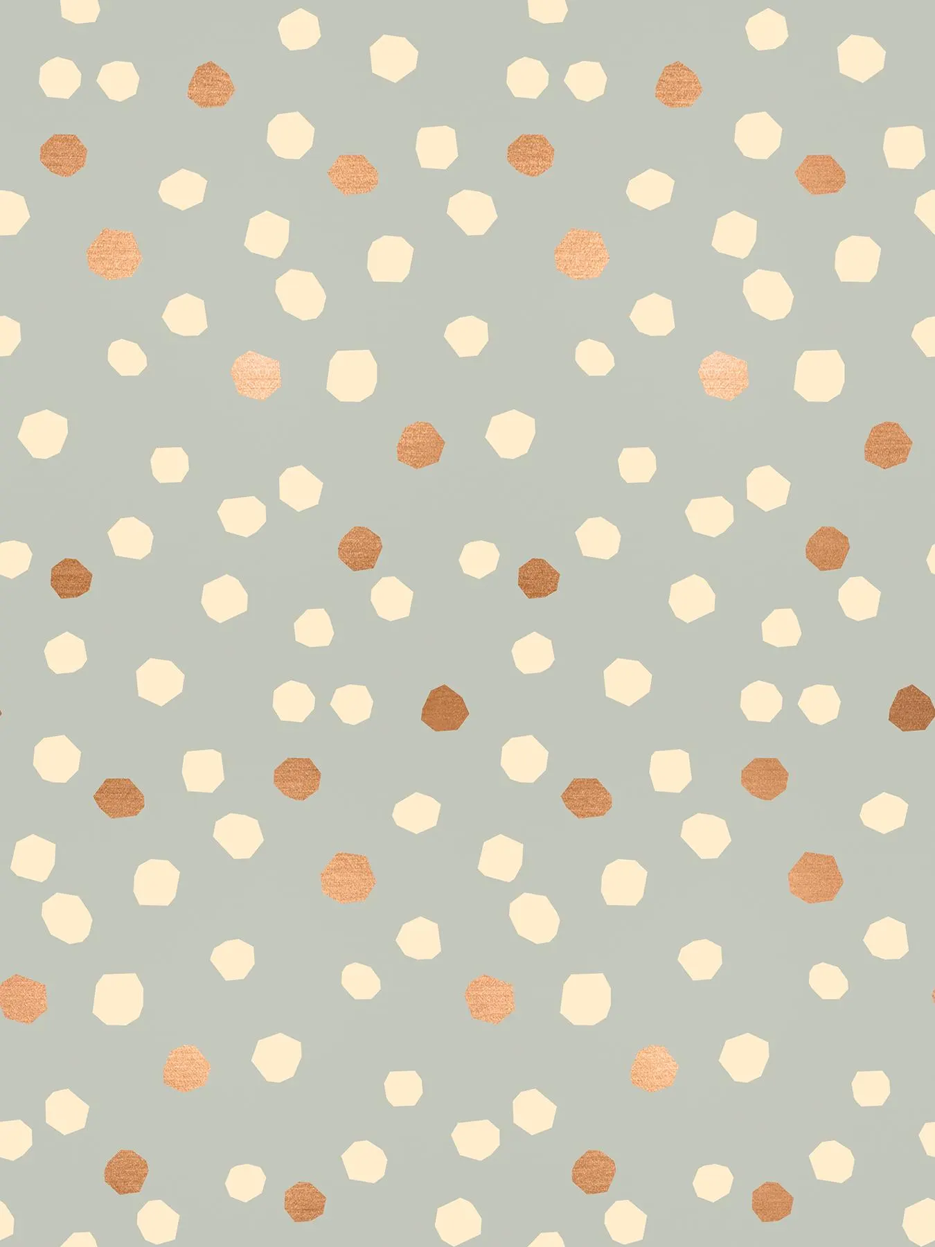 Ruby Star Society First Light - Chunky Dots Print in Pewter with Metallic (Item # RS5048 17M) - yardage - image 3