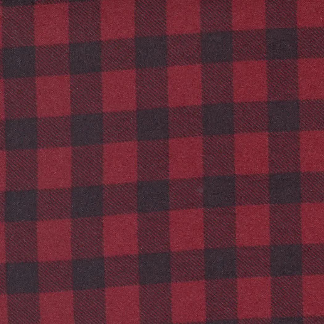 Moda Yuletide Gatherings Flannels by Primitive Gatherings - Buffalo Check in Berry # 49144 11F - image 3