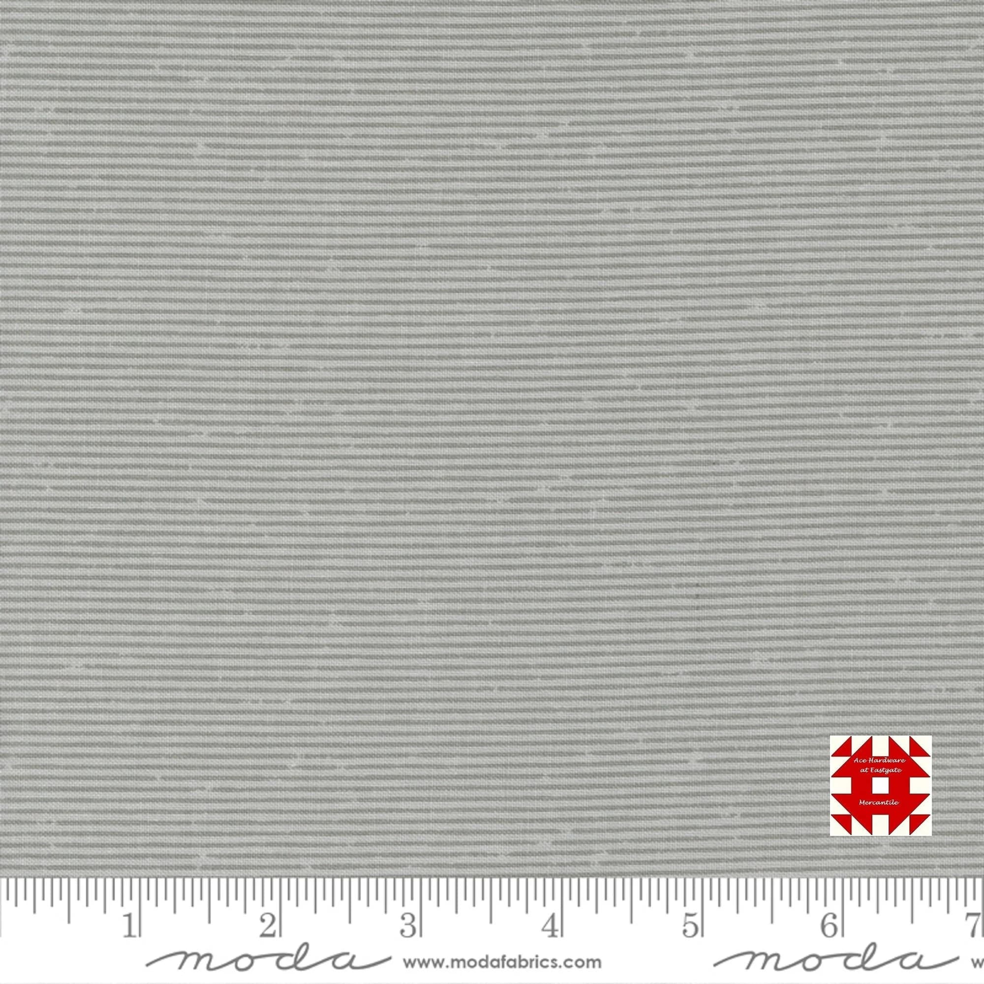 Moda Old Glory by Lella Boutique - Urban Stripe Print on Silver (Item #5202 12) - yardage