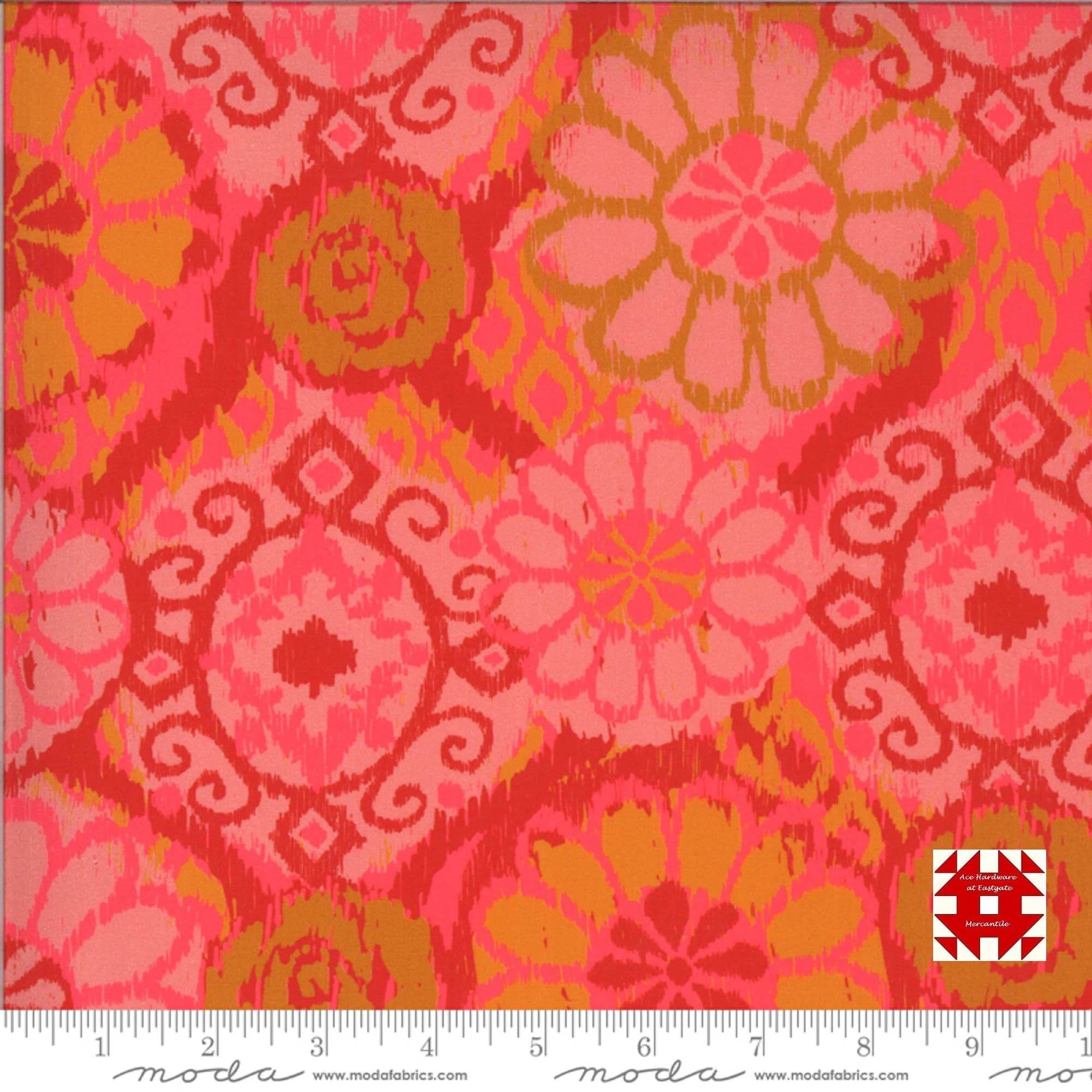 Moda Kasada by Crystal Manning - Vagabond Print in Pink (Item # 11862 13) - yardage