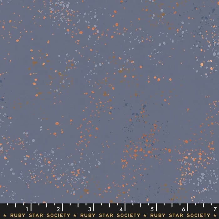 Speckled Metallic Denim, RS5027-52M, by Rashida Coleman-Hale for Ruby Star Society Collaboration, sold by the 1/2 Yard - Cut Continuously