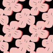 Matte Laminates, Pink Rose, By Jessica Nielsson, For Cloud9 Fabrics, Organic fabric, Sold by the 1/2 yard or the yard