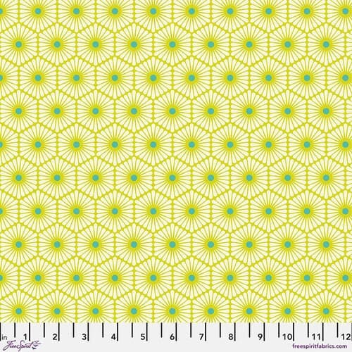 Besties, Daisy Chain - Clover, by Tula Pink, for FreeSpirit Fabrics, sold by the 1/2 yard or the yard