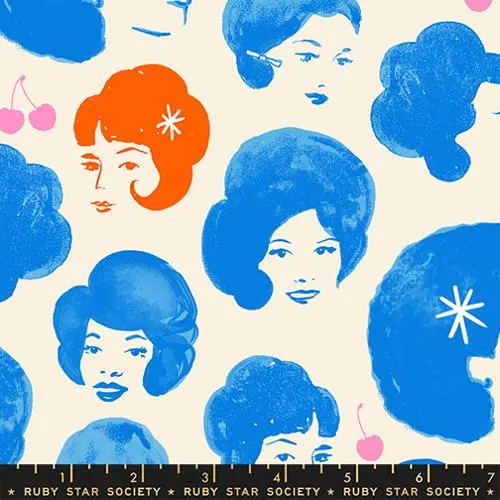 Sparkle Mart Blue Light Special RS0120 12 by Melody Miller, Ruby Star, Moda, sold by the yard