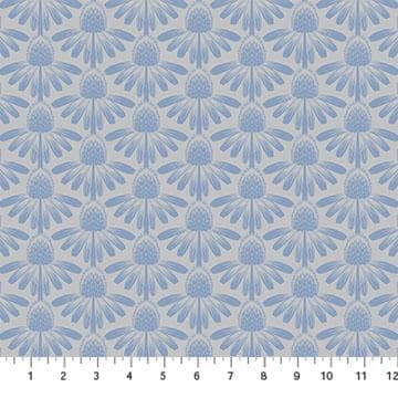 Indelible, Echinacea, Shooting Star, By Anna Maria Parry, Anna Maria Textiles, sold by the yard