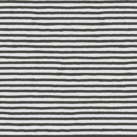 Gothic Whimsy, Stripes, in white/black, By Anequ Studio, Cloud9 Fabrics, 100% Certified Organic Cotton, sold by the yard