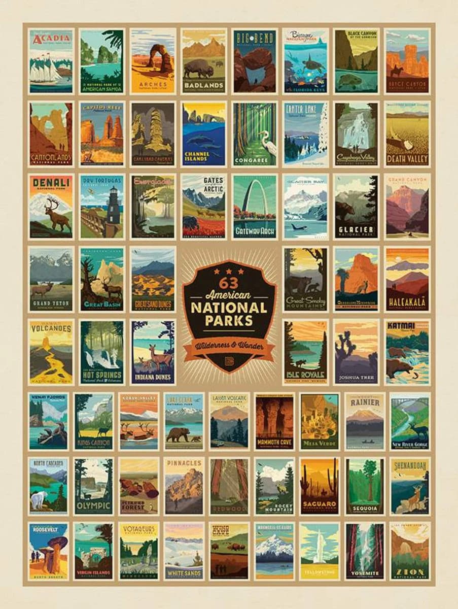 National Parks Wilderness Wonders Panel P9770-WILDERNESS | Riley Blake |Quilt By Panel