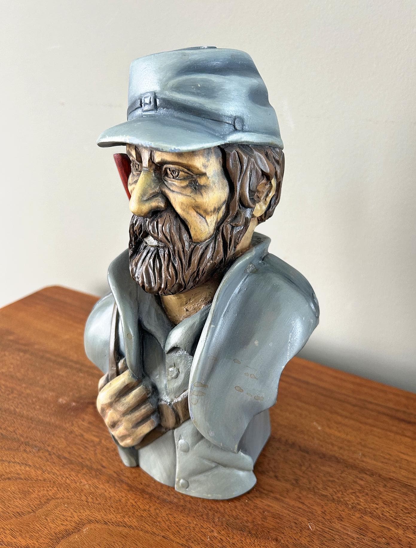Vintage Confederate Soldier Bust - image 4