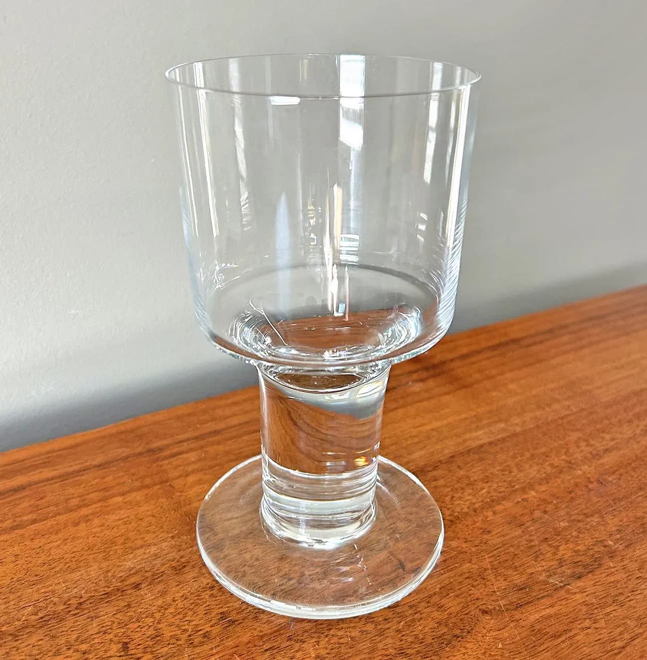 Vintage Orrefors London Crystal Claret Water Goblet Clear Glass 14 oz 6 3/8" - image 5