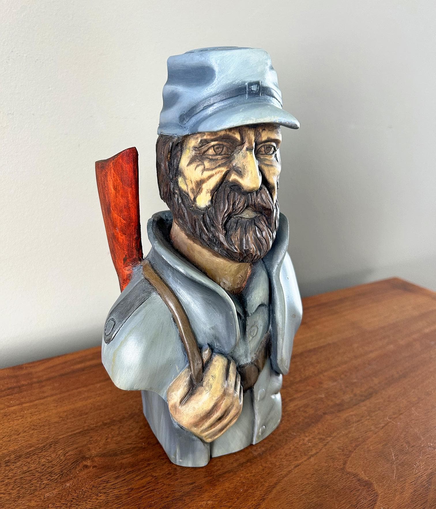 Vintage Confederate Soldier Bust - image 3