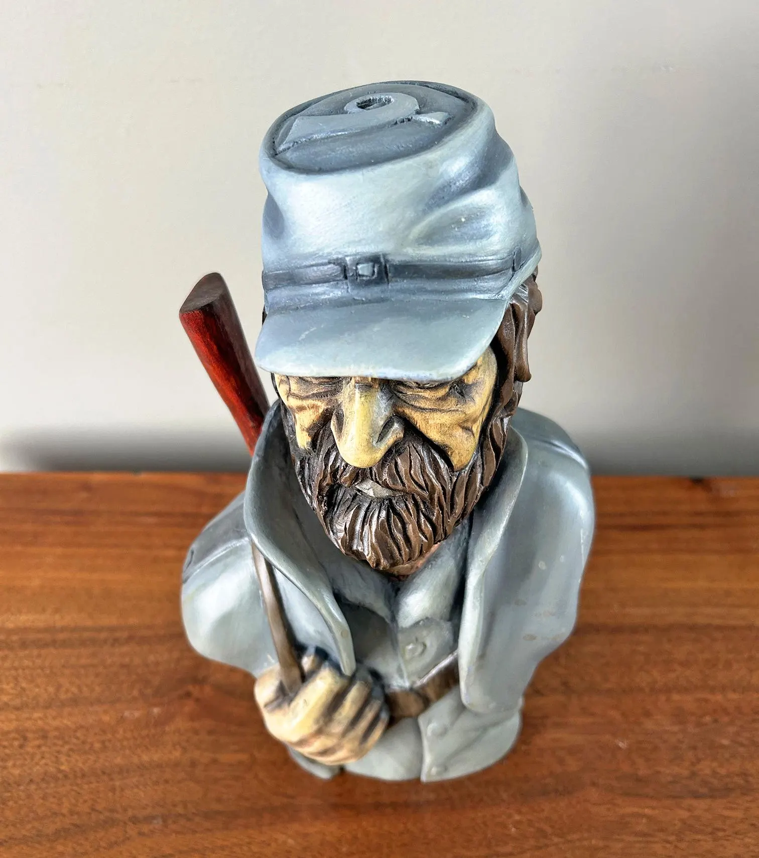 Vintage Confederate Soldier Bust - image 5