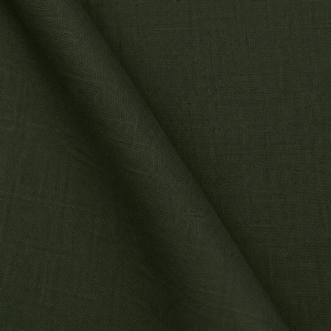 Deep Emerald Men's Linen Thobe – Organic Fabric Kurta – Comfortable Kaftans – Vacation Caftan - image 4