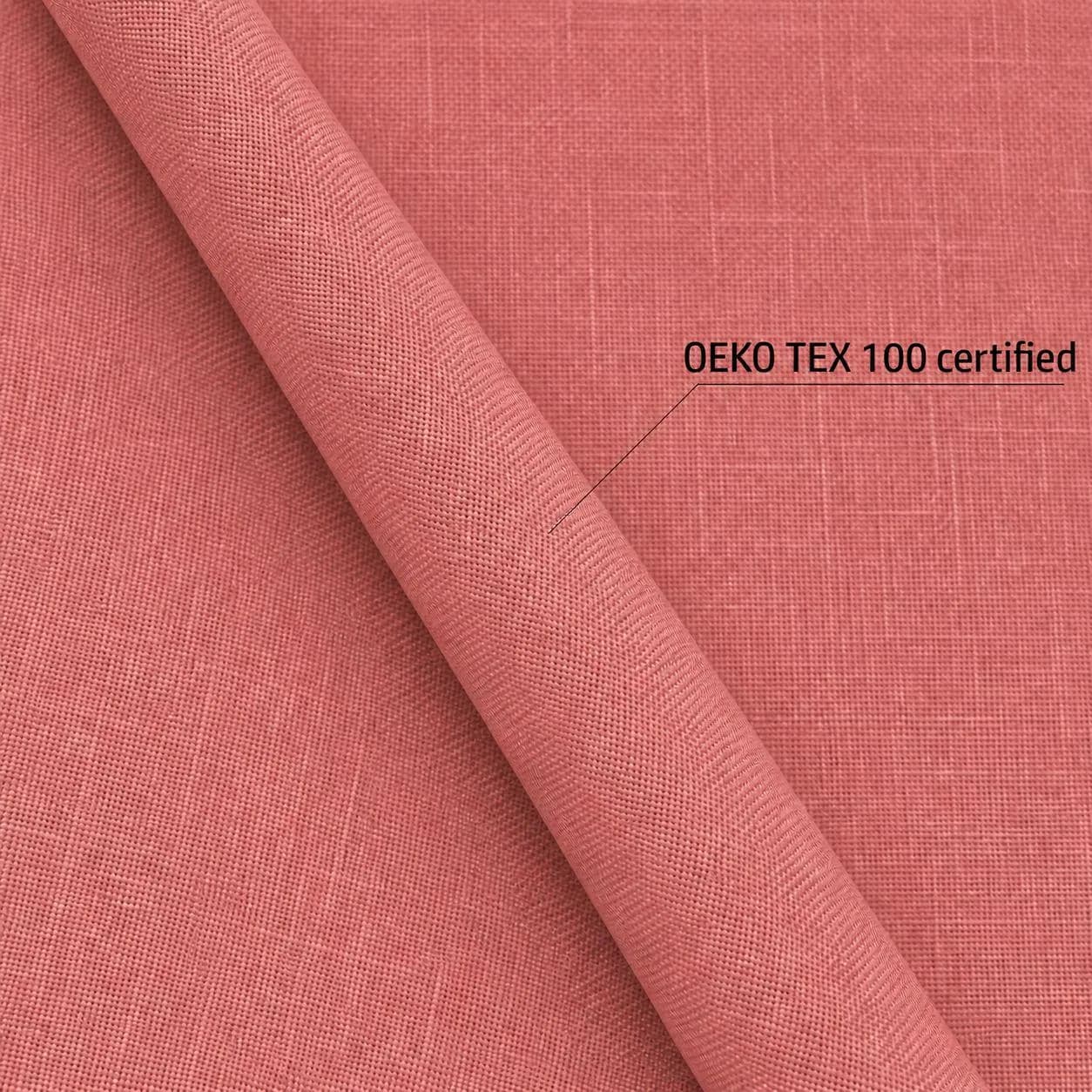 Dusty Rose Men's Thobe – Organic Linen Kaftan – Arabic Modest Menswear – Gift For Muslim - image 5
