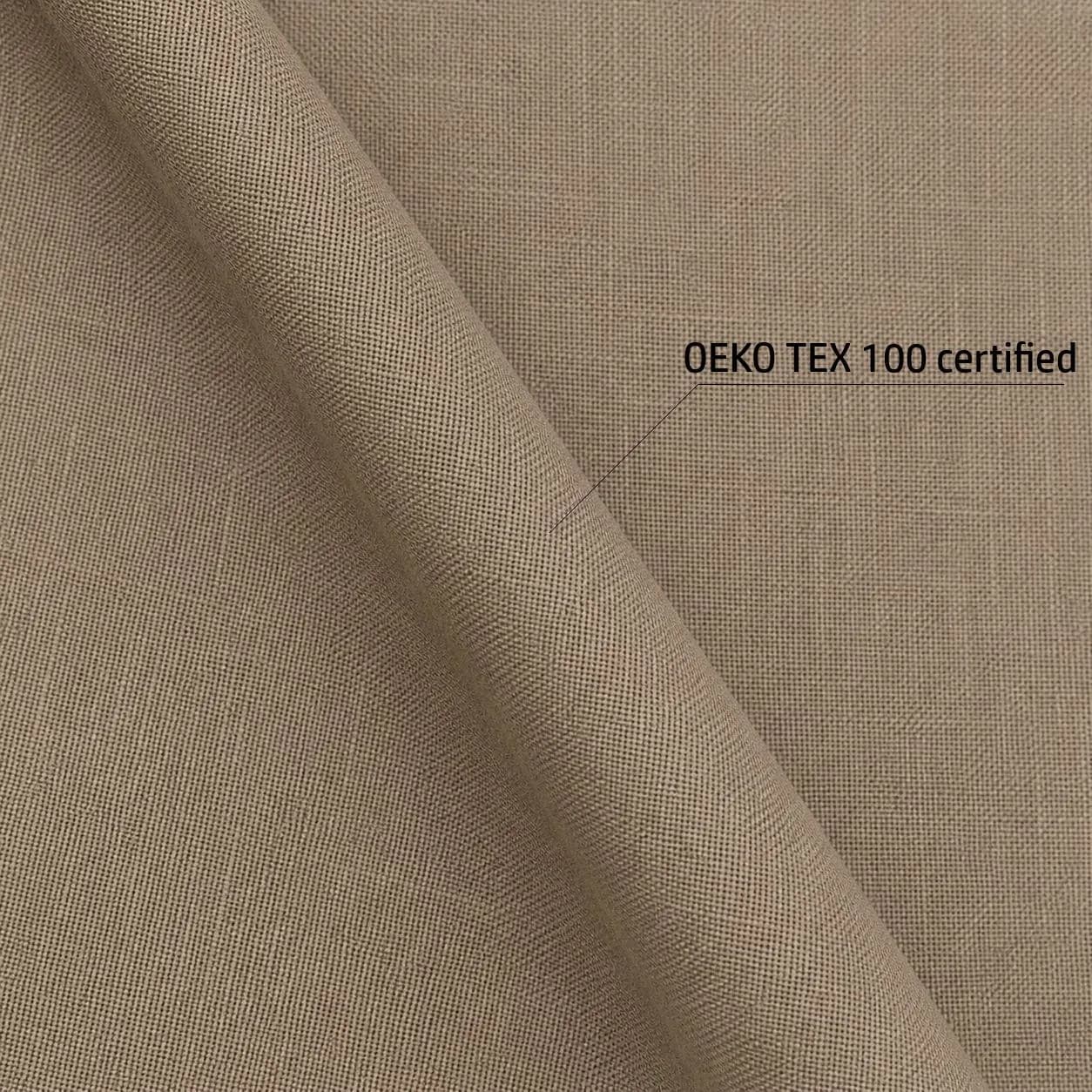Warm Greige Men's Kandura – Organic Linen Thobe – Arabic Abaya – Modern Islamic Menswear - image 4