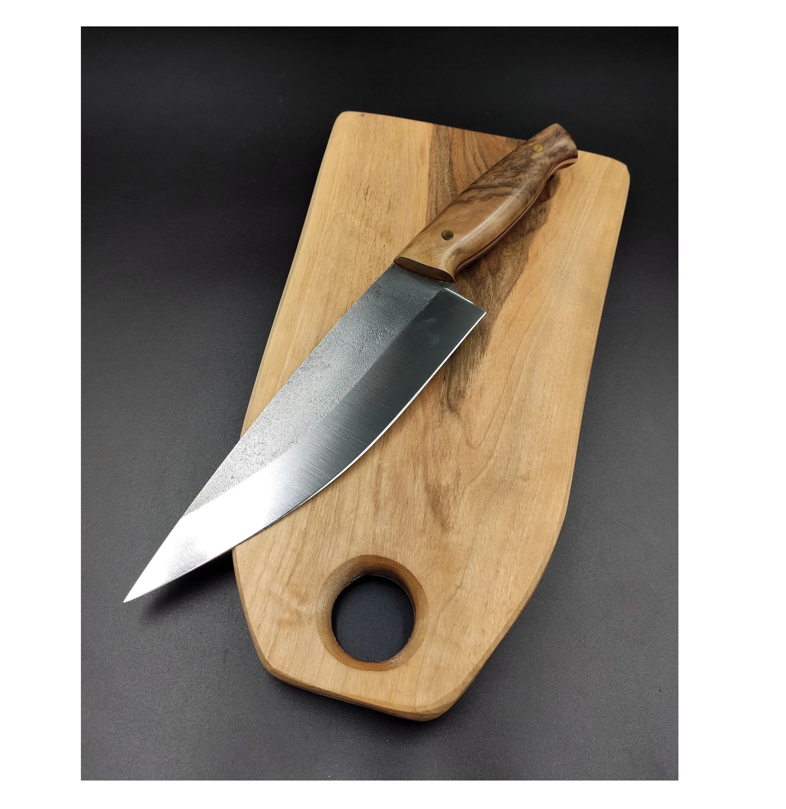 Handmade Chef Knife, Wood Handle, Professional N690 Kitchen Knife (C3)