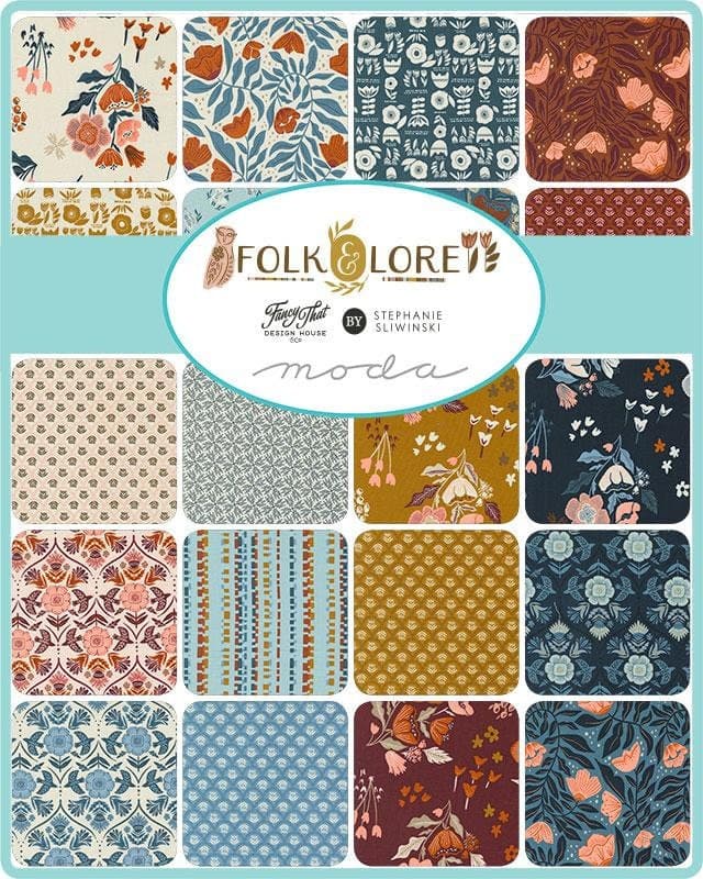 Folk & Lore Mini Charm Pack 42 Pieces by Fancy That Design House for Moda Fabrics 45600MC - image 3