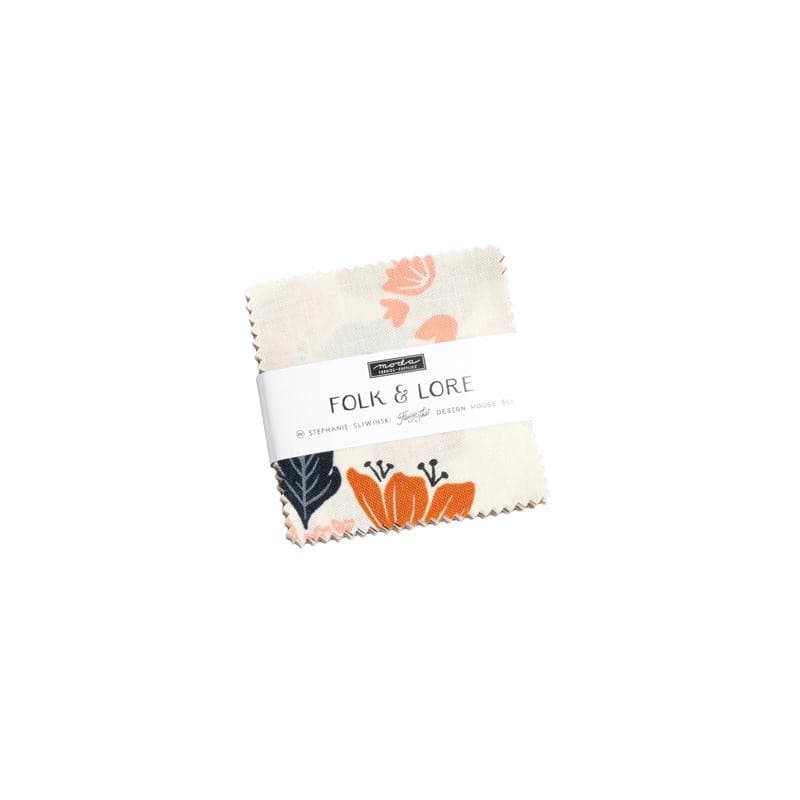 Folk & Lore Mini Charm Pack 42 Pieces by Fancy That Design House for Moda Fabrics 45600MC
