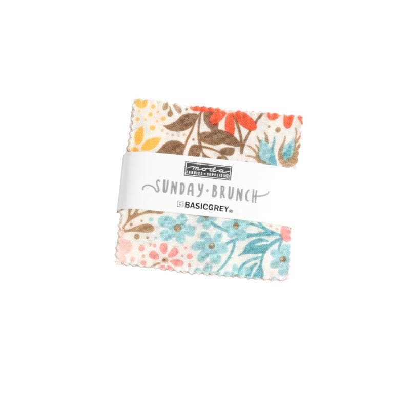 Sunday Brunch Mini Charm Pack 42 Pieces by BasicGrey for Moda Fabrics 30750MC