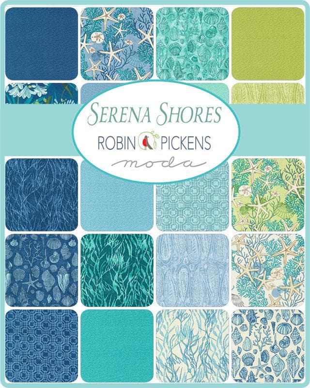 Serena Shores Mini Charm Pack 42 Pieces by Robin Pickens for Moda Fabrics 48770MC - image 3