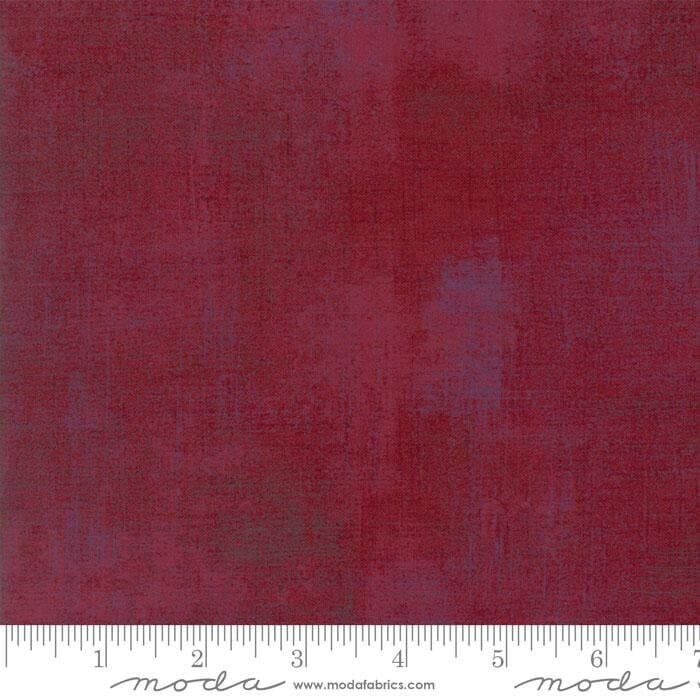 Beet Red Grunge Basics by Basic Grey for Moda 30150 334 Sold in HALF yard increments