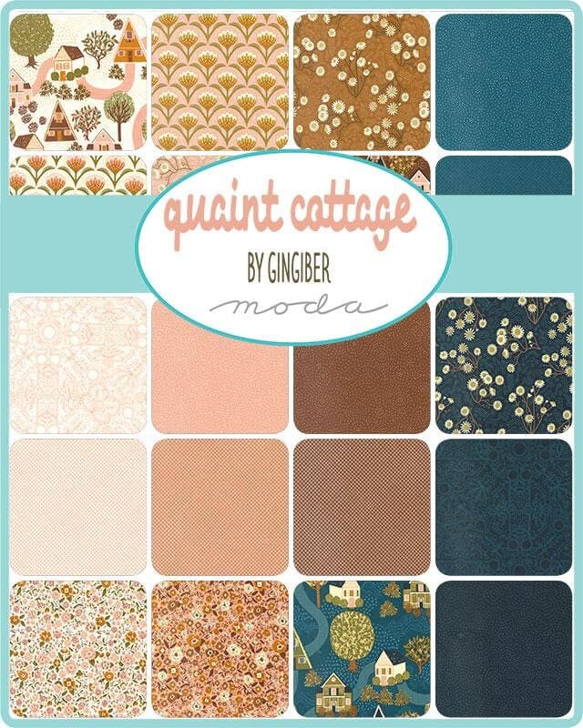 Quaint Cottage Mini Charm Pack 42 Pieces by Gingiber of Dreamy Quilts for Moda Fabrics 48370MC - image 3