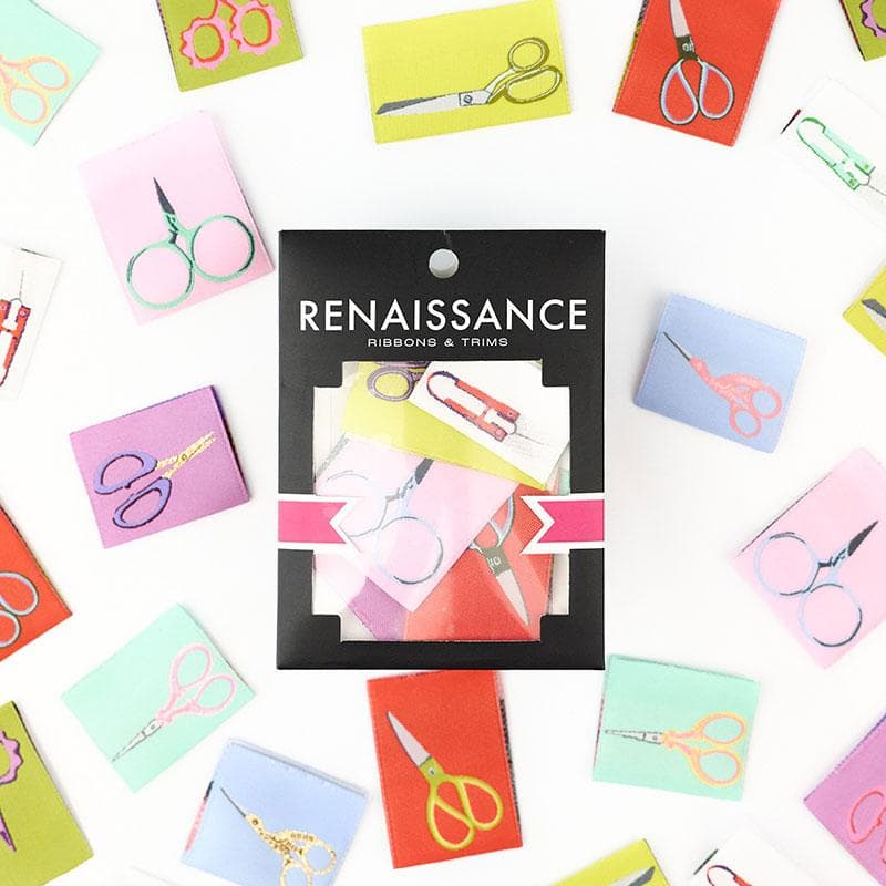 Woven Label Pack Snip Snip by Renaissance Ribbons WLP 2503