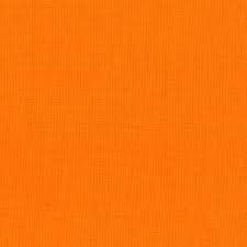 Orange Kona Cotton Solid K001-1265 Fabric sold in HALF YARD increments