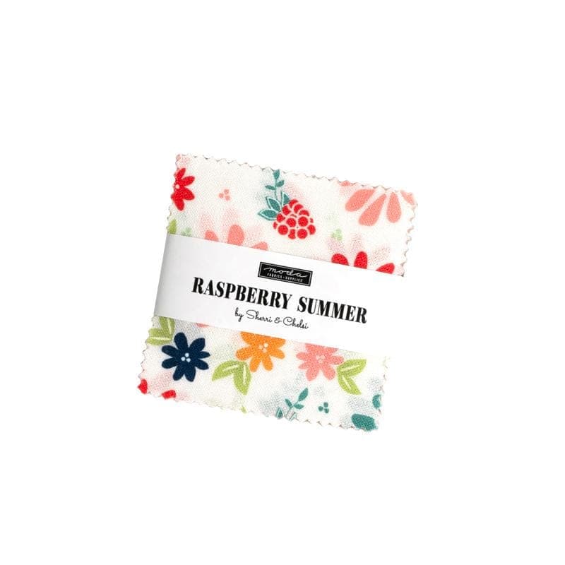 Raspberry Summer Mini Charm Pack 42 Pieces by Sherri and Chelsi for Moda Fabrics 37690MC