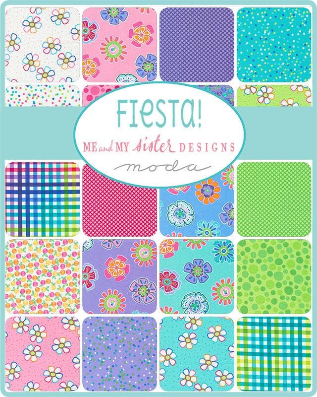 Fiesta Mini Charm Pack 42 Pieces by Me & My Sister Designs for Moda 22470MC - image 3