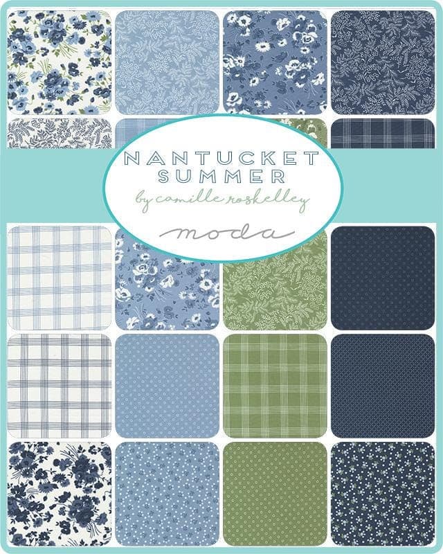 Nantucket Summer Mini Charm Pack 42 Pieces by Camille Roskelley Moda Fabrics 55260MC - image 3