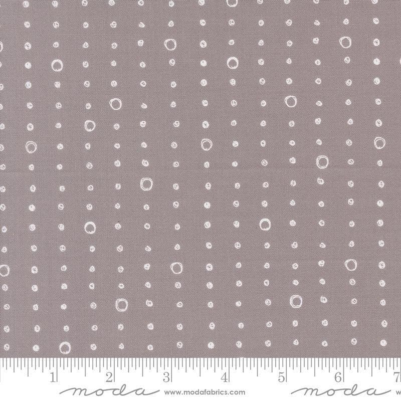 Chirp Dots and Circles Pebble by Elena Amo for Moda Fabrics 39038 16 This Fabric is sold in HALF YARD increments