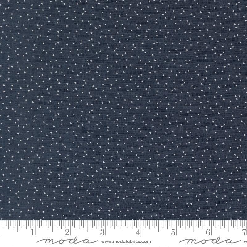 American Gatherings III Confetti Navy by Primitive Gatherings for Moda Fabrics 49325 16 Fabric sold in HALF YARD increments