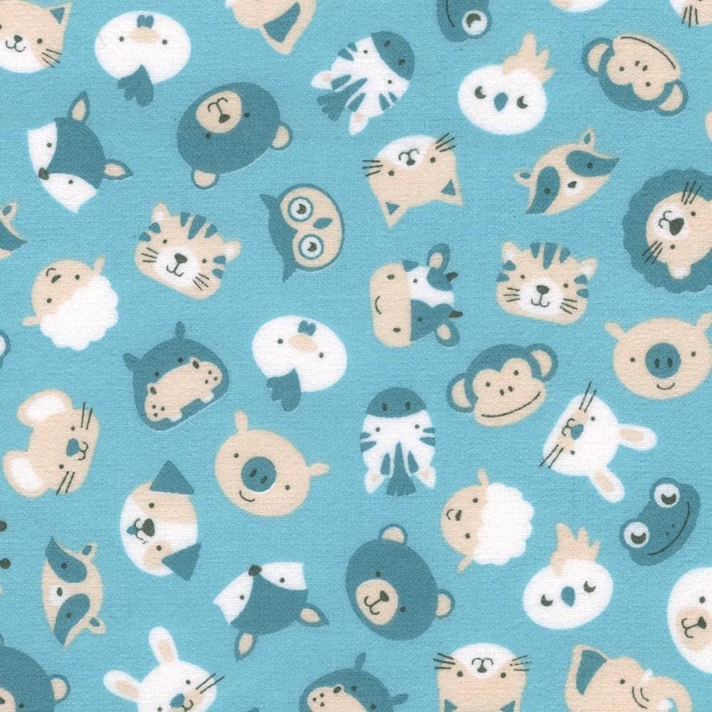 Cozy Cotton Flannel Rain by Studio RK for Robert Kaufman SRKF-22728-279 RAIN Sold in Half yard increments