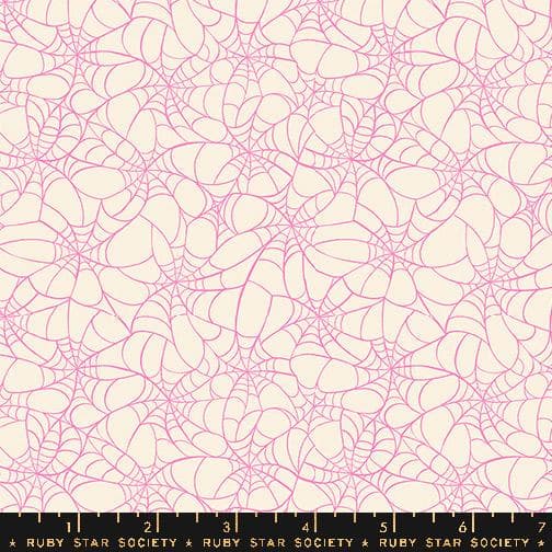 Glow Garden Tangled Web Natural by Sarah Watts for Ruby Star Society RS2119 12 Fabric is sold in HALF Yard Increments