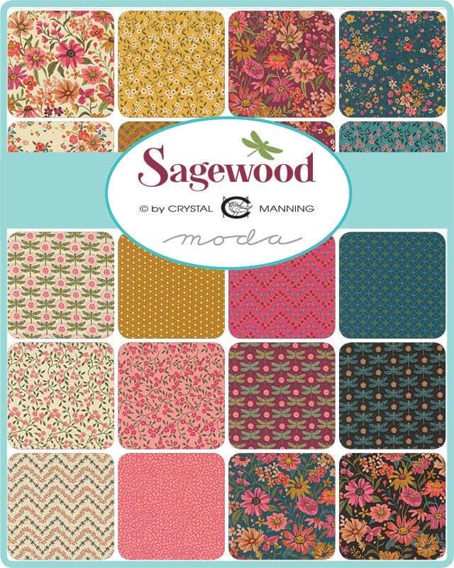 Sagewood Mini Charm Pack 42 Pieces by Crystal Manning for Moda Fabrics 11950MC - image 3