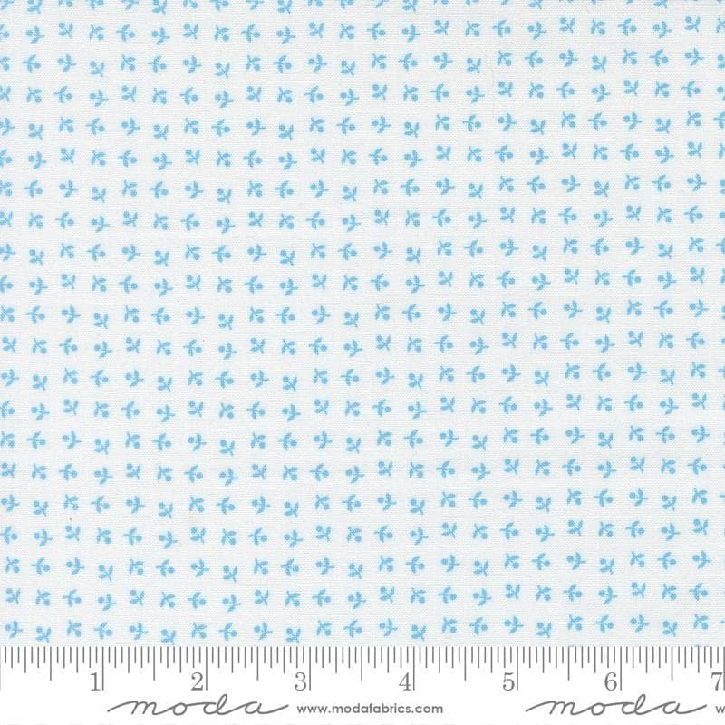 Blueprint Somerset White Harbor by Camille Roskelley for Moda Fabrics 55336 11 Fabric sold in HALF YARD increments