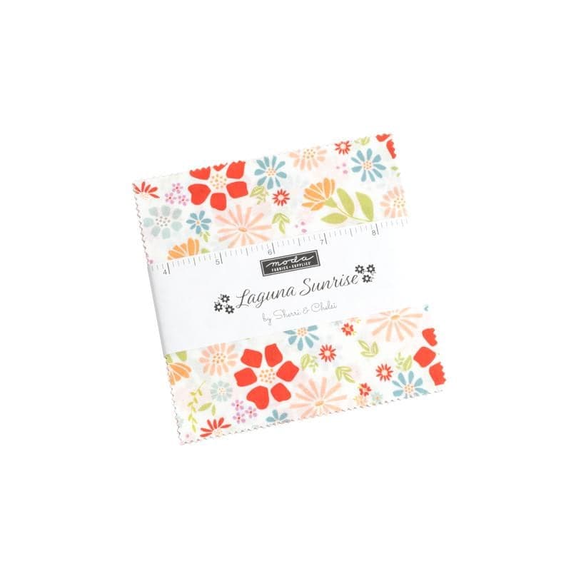 Laguna Sunrise Charm Pack 42 Pieces by Sherri and Chelsi for Moda Fabrics 37680PP