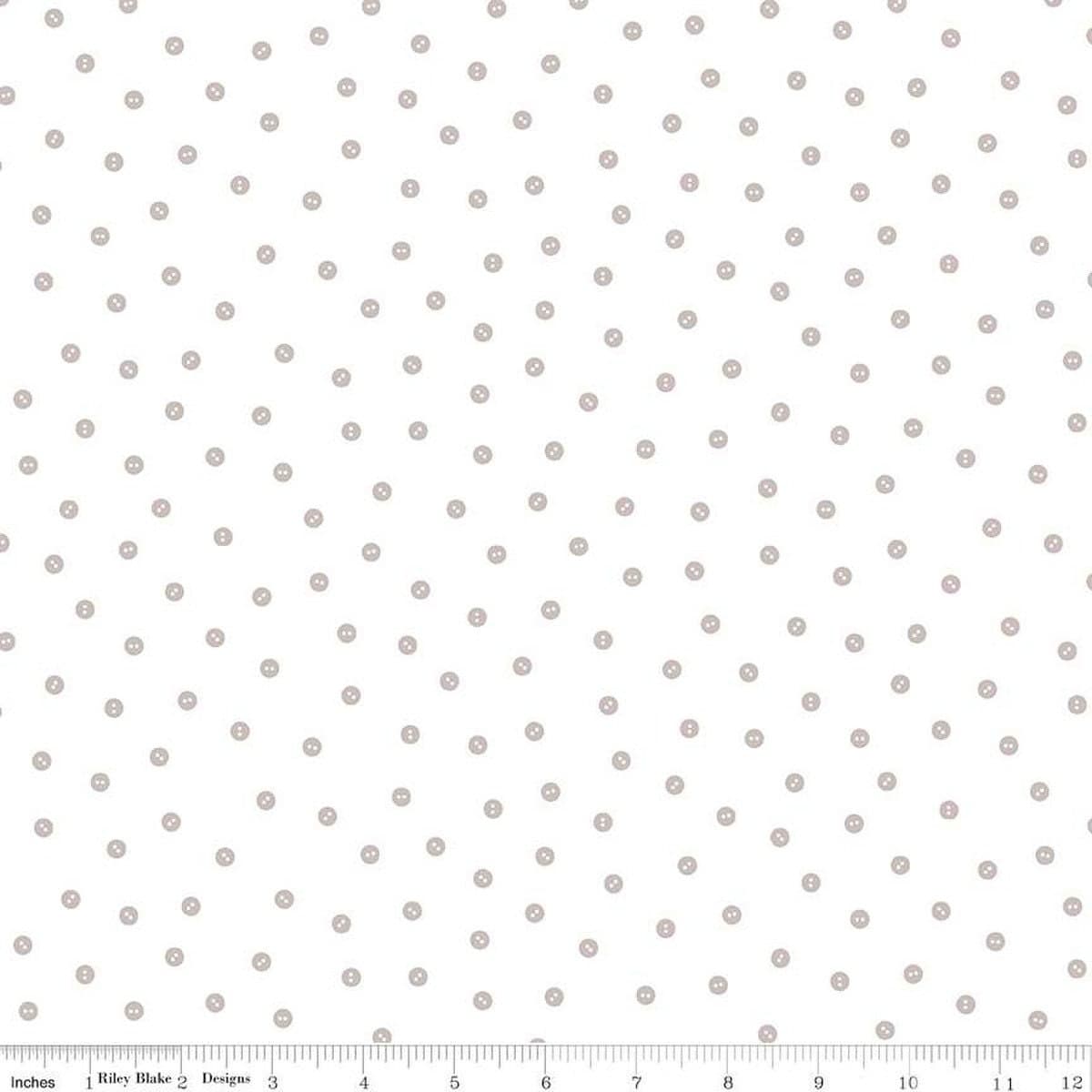 Hush Hush 2 Low Volume Baby Buttons by J. Wecker Frisch for Riley Blake Designs C12883-BABYBUTTONS Sold in HALF YARD increments.